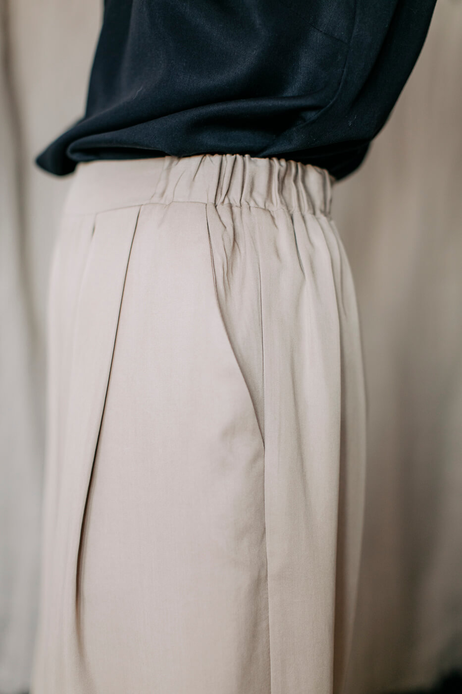 HI /coffee beige tencel/