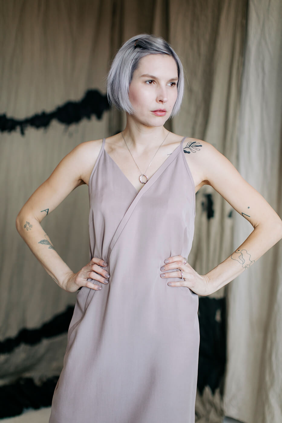 RIO /pink coffee tencel/