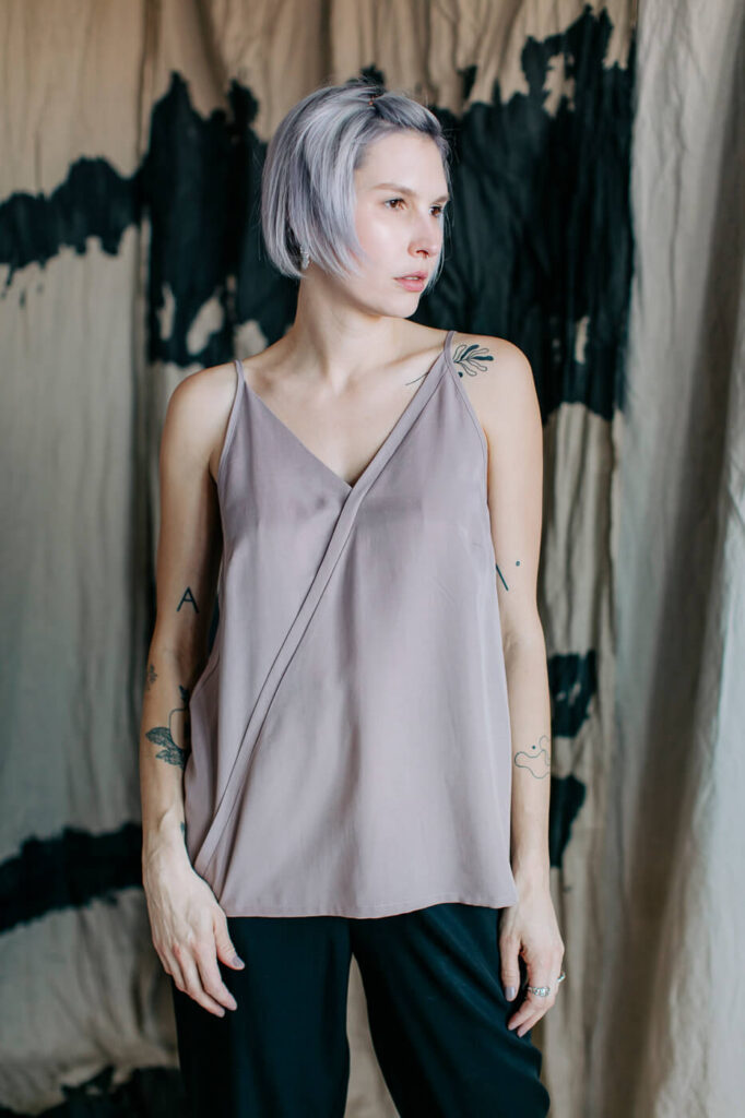 CAIO /pink coffee tencel/