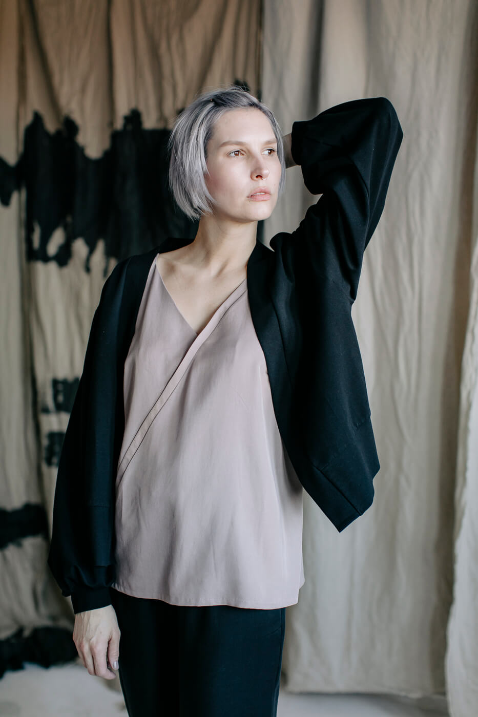 CAIO /pink coffee tencel/