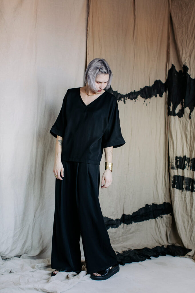 YOKO /black tencel/