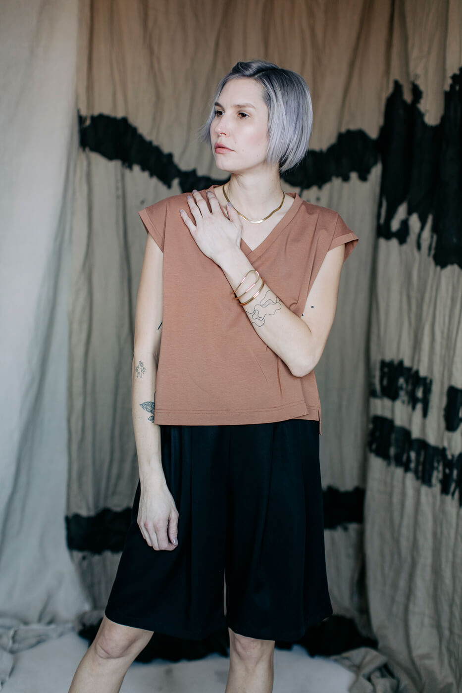 BAHAMAS /black tencel/