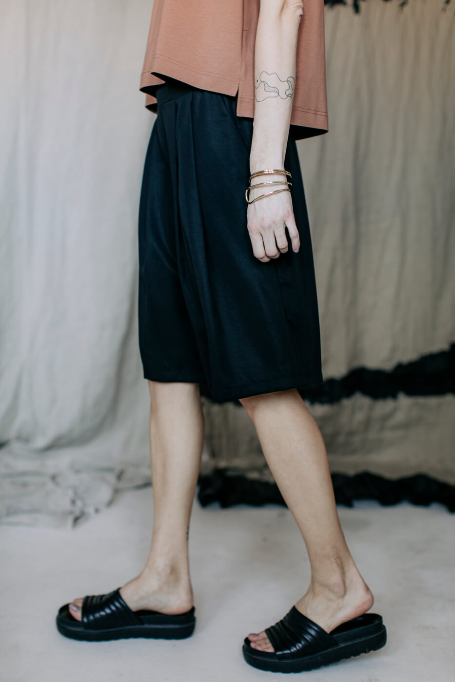 BAHAMAS /black tencel/