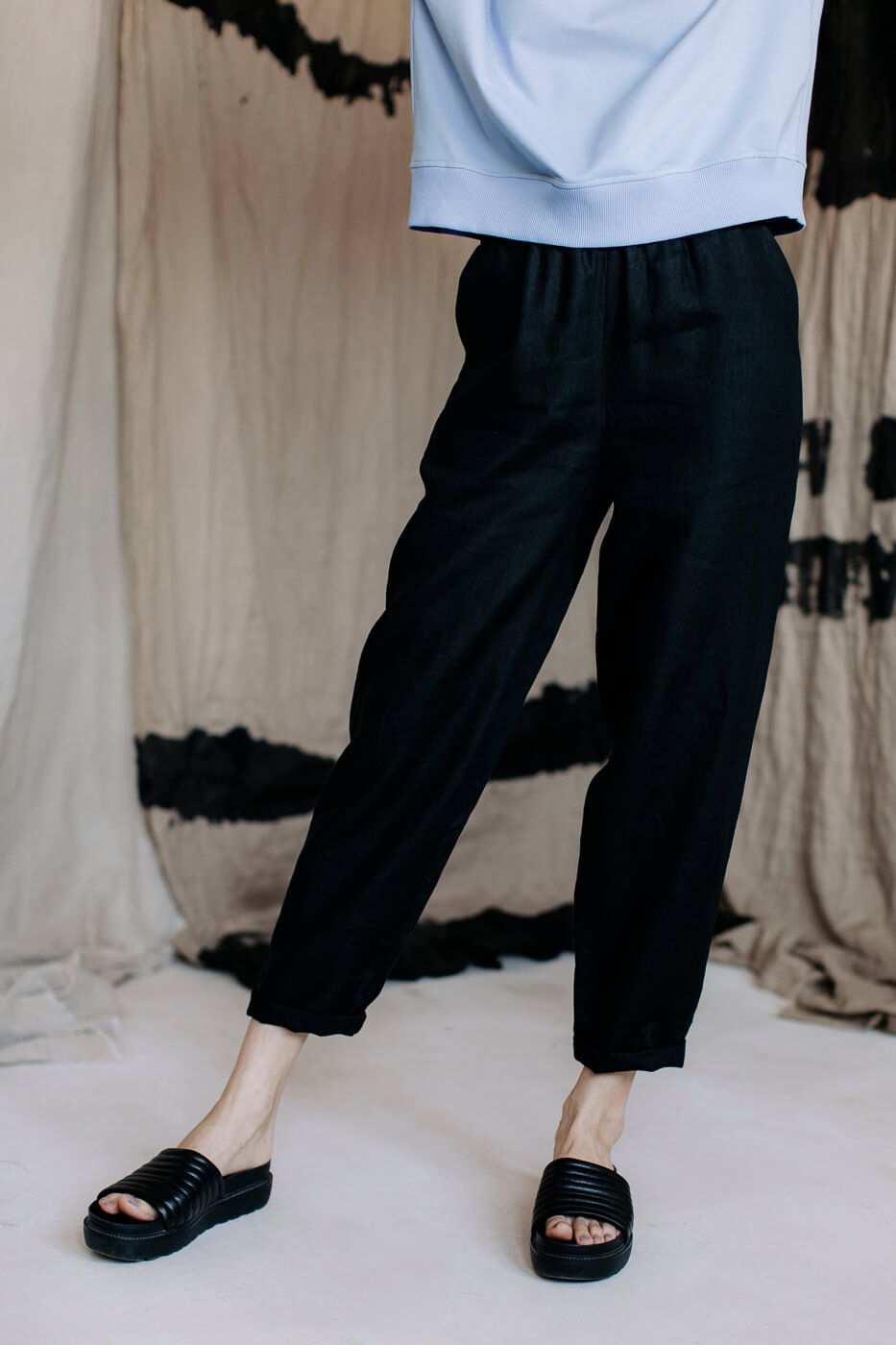 HI YOUTH /black linen/