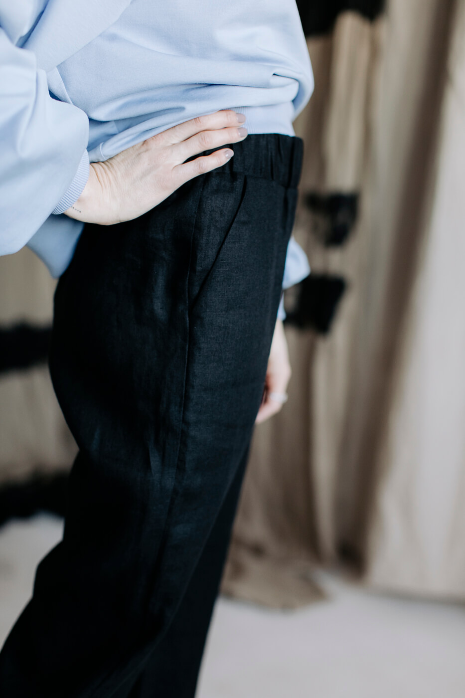 HI YOUTH /black linen/