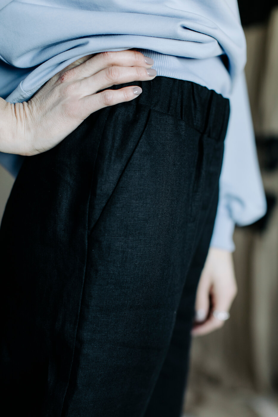 HI YOUTH /black linen/