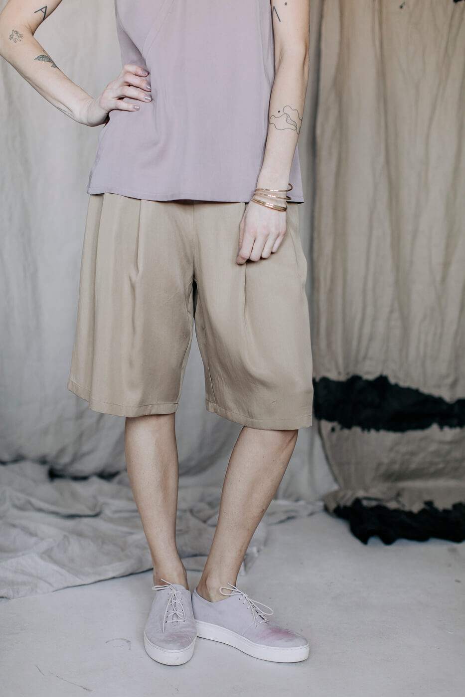 BAHAMAS /coffee beige tencel/