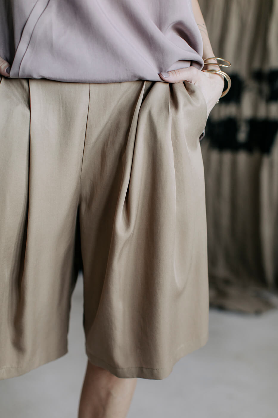 BAHAMAS /coffee beige tencel/