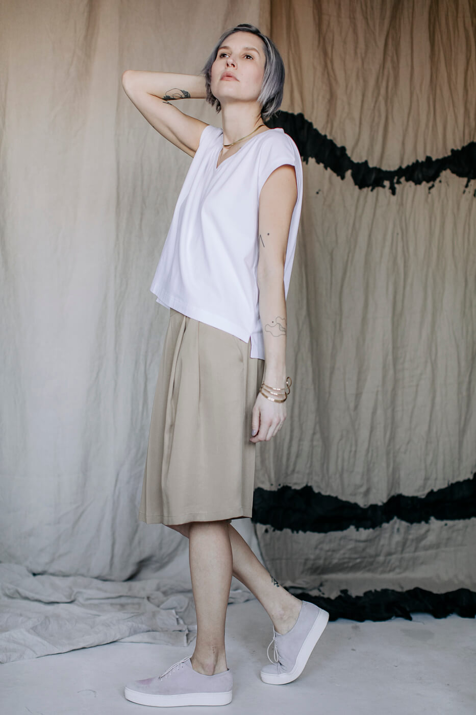 BAHAMAS /coffee beige tencel/