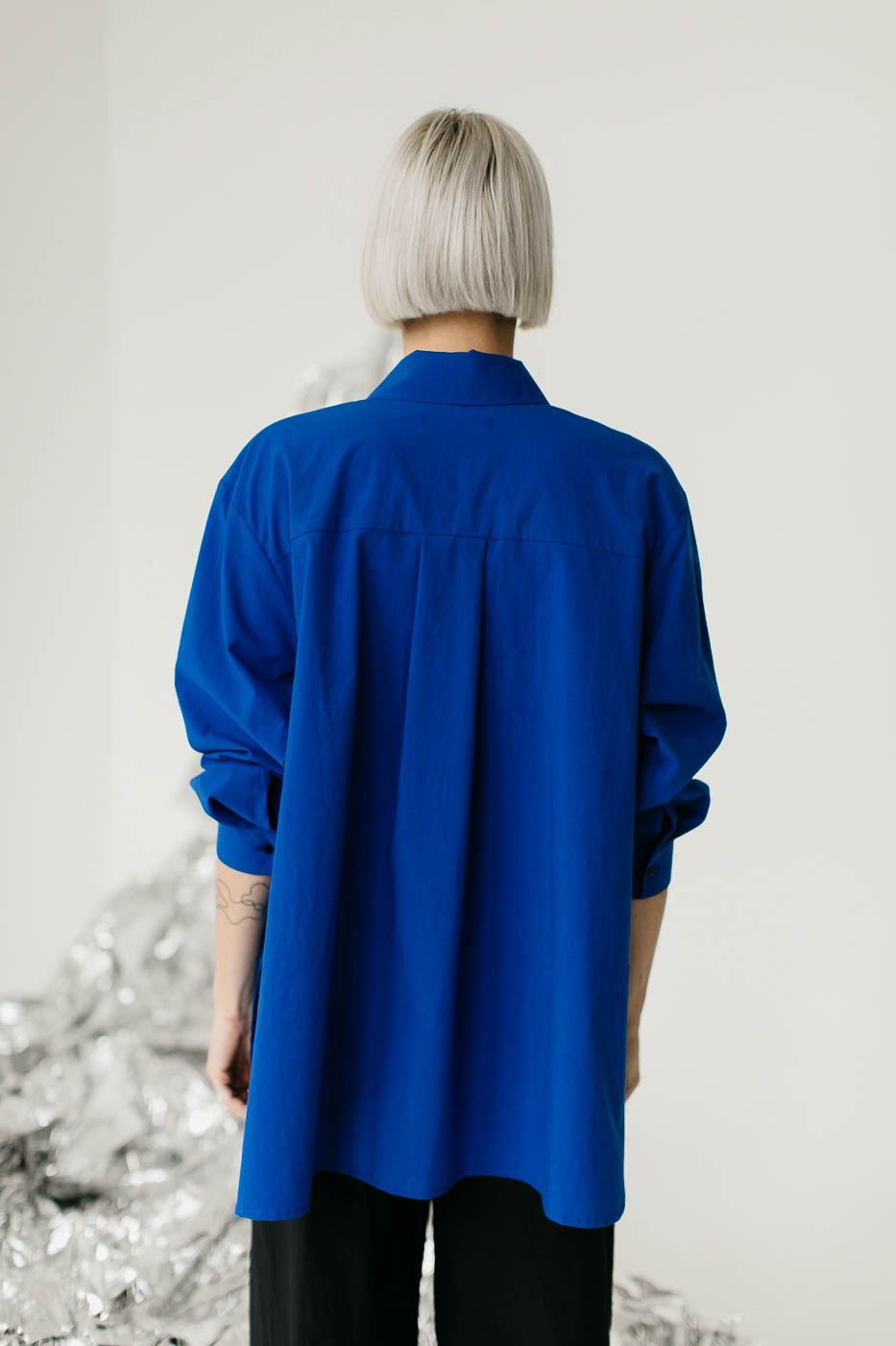 FLORIDA /cobalt blue cotton poplin/