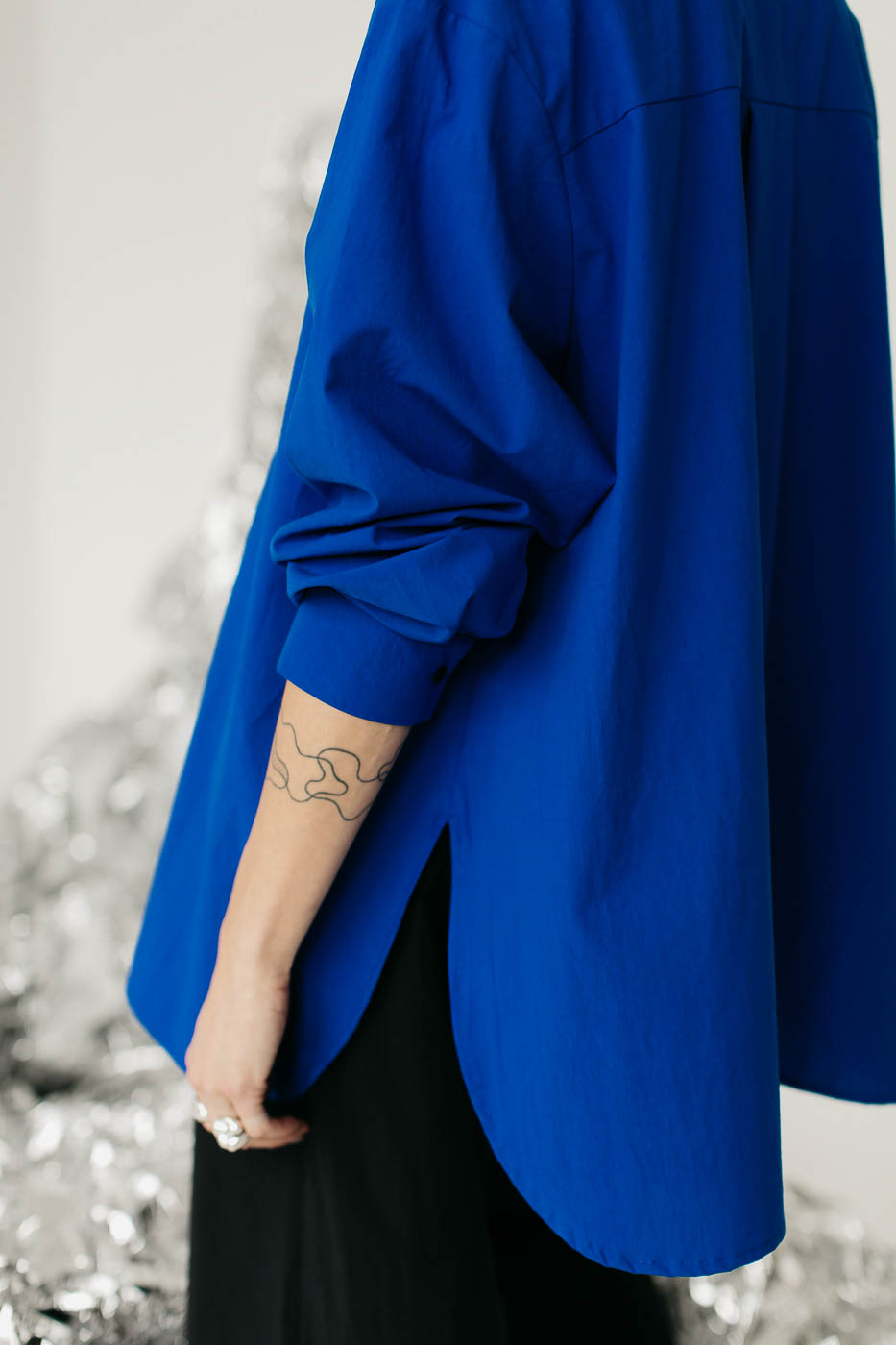 FLORIDA /cobalt blue cotton poplin/