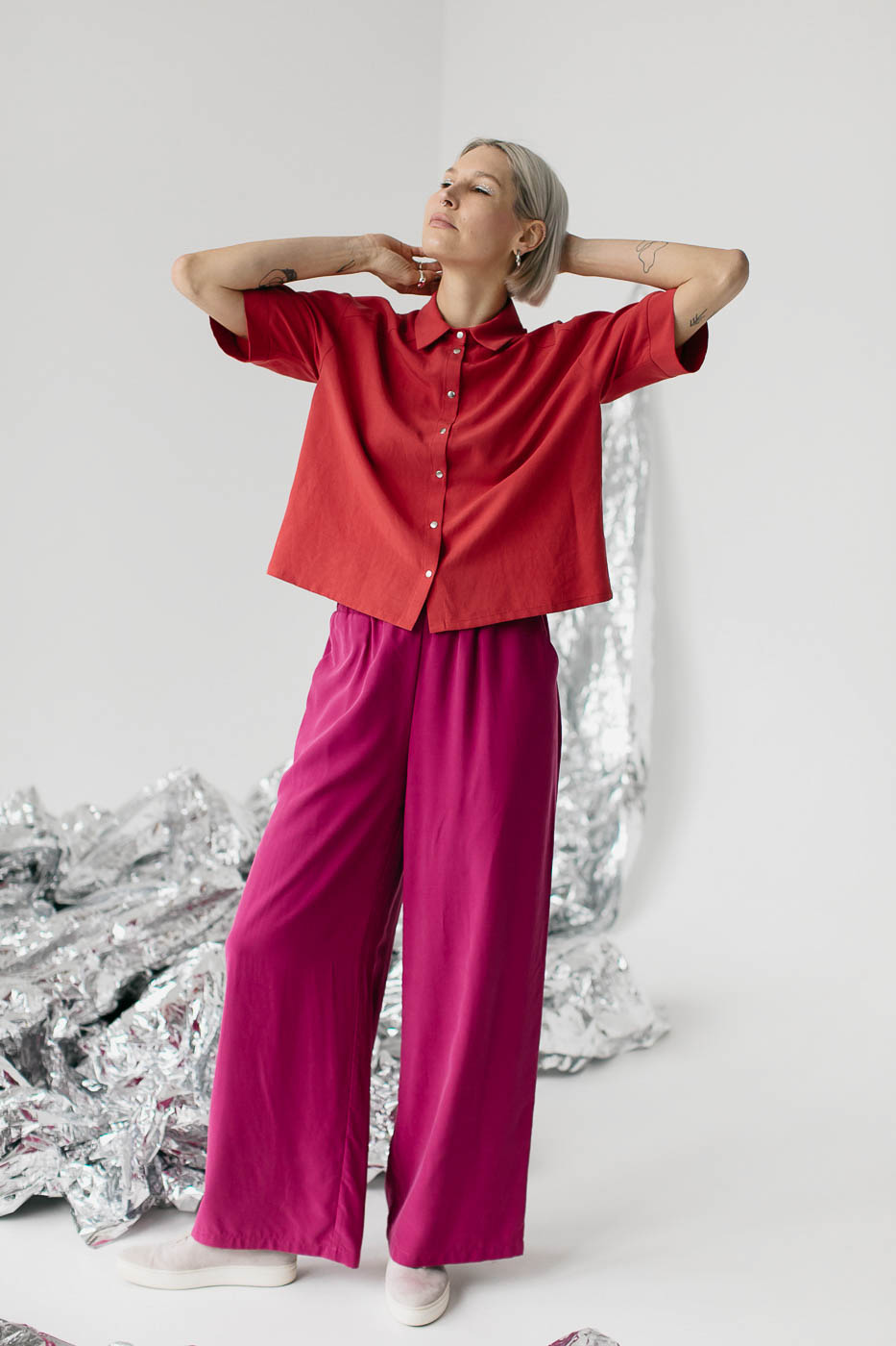 FIKA /fuchsia rayon/