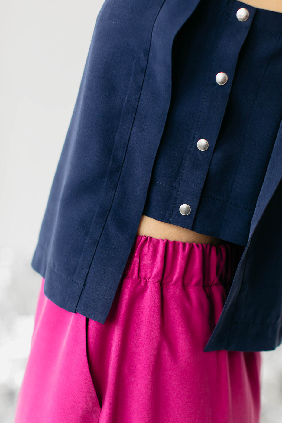 ORIGAMI /navy rayon/