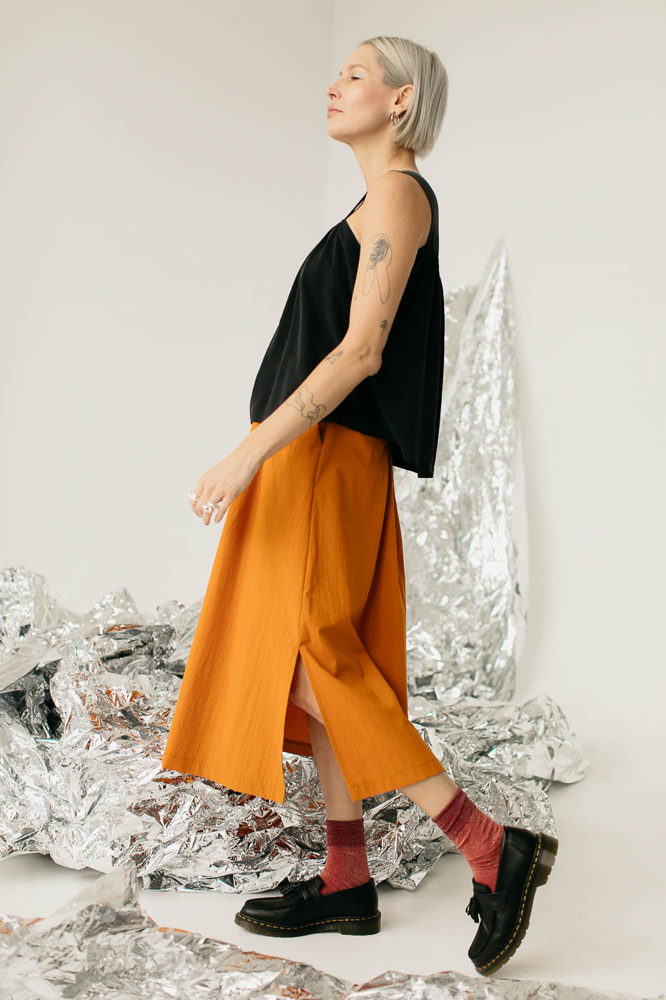 NIKO /curry cotton poplin/