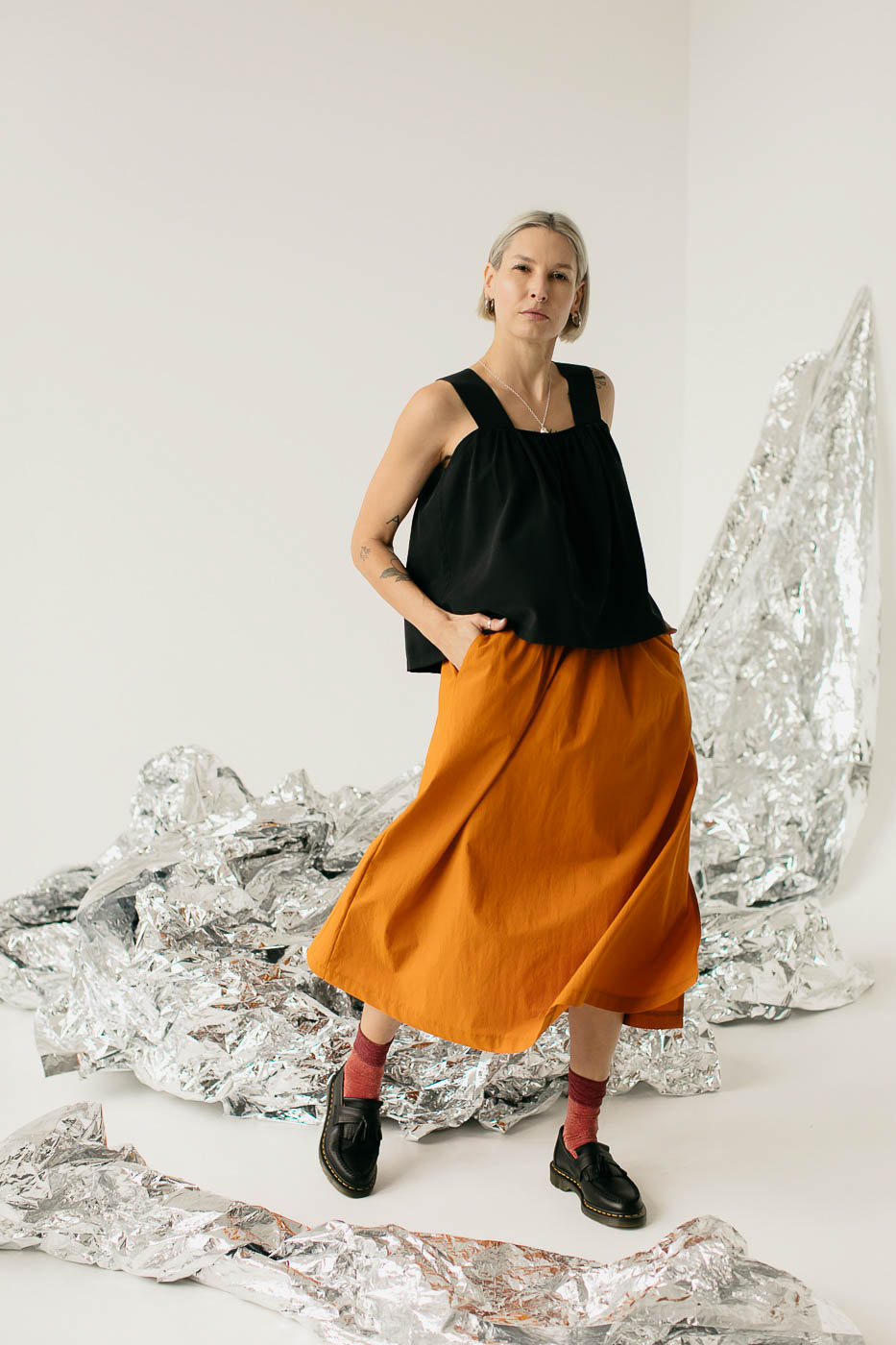 NIKO /curry cotton poplin/