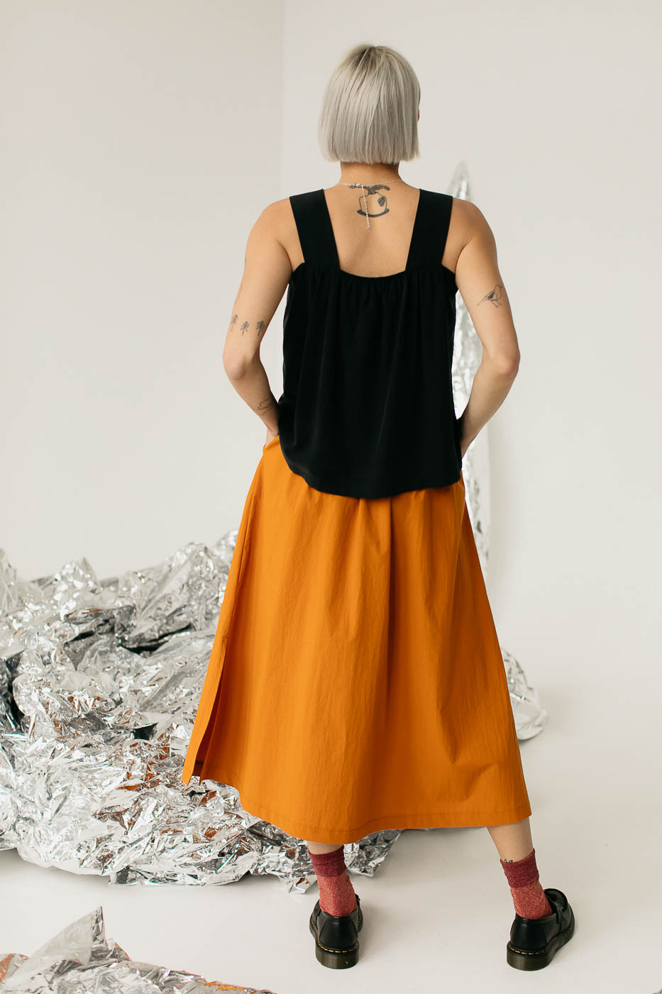 NIKO /curry cotton poplin/