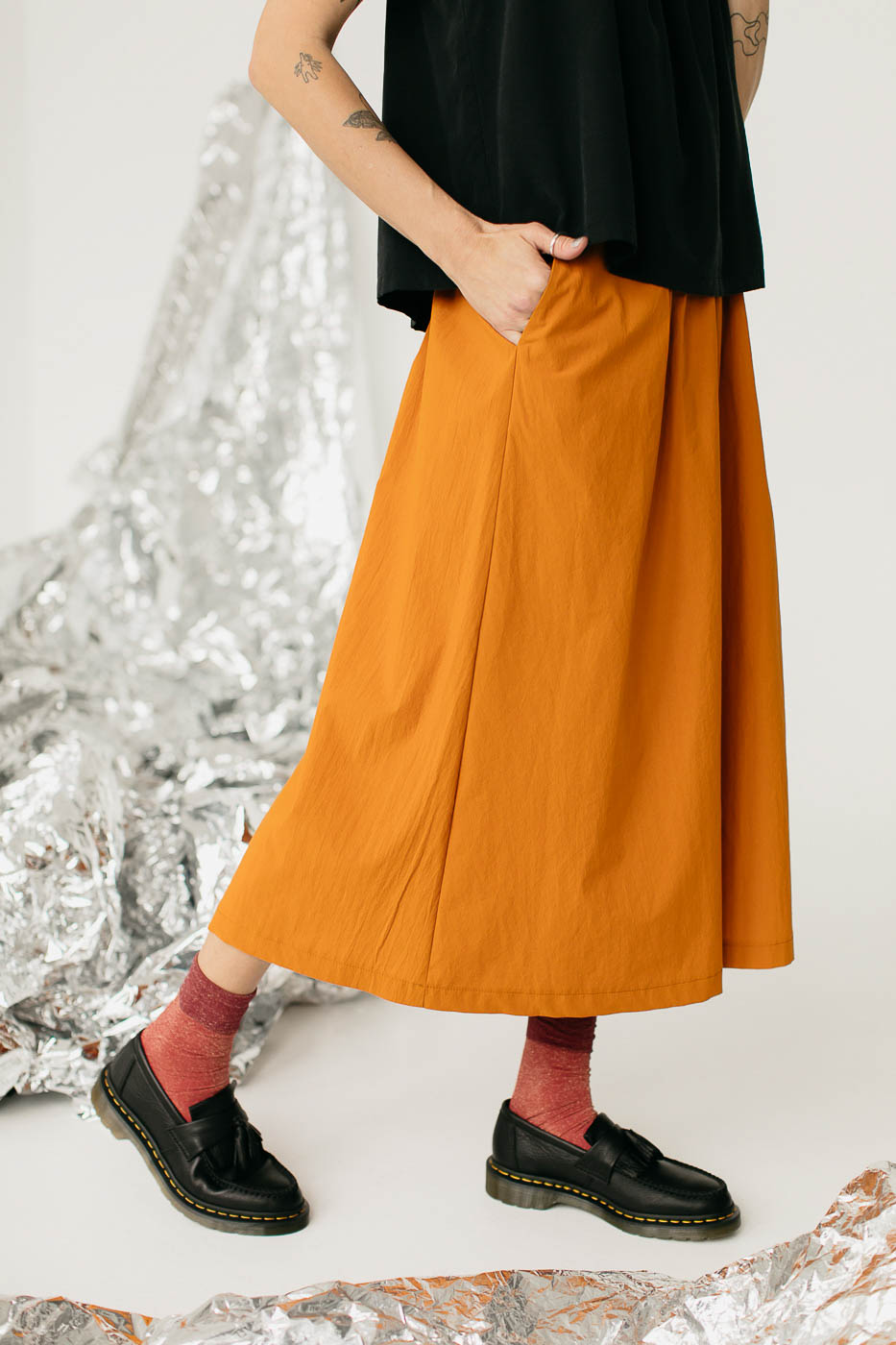 NIKO /curry cotton poplin/