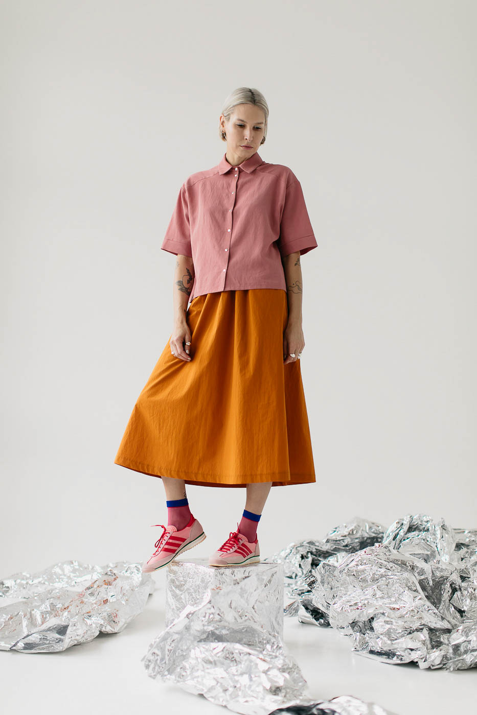 NIKO /curry cotton poplin/