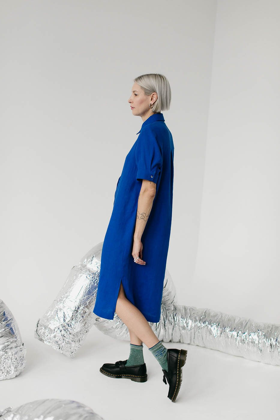 MAUI /cobalt blue linen/