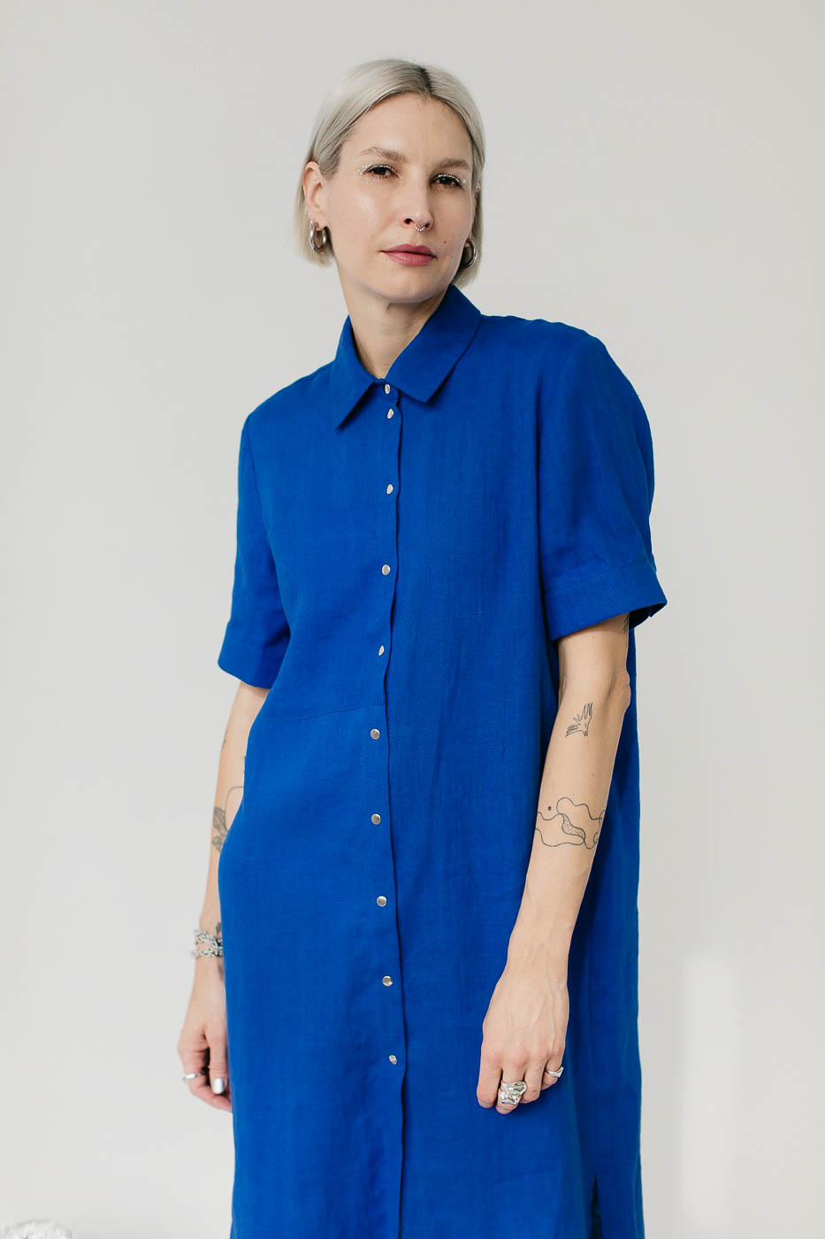 MAUI /cobalt blue linen/