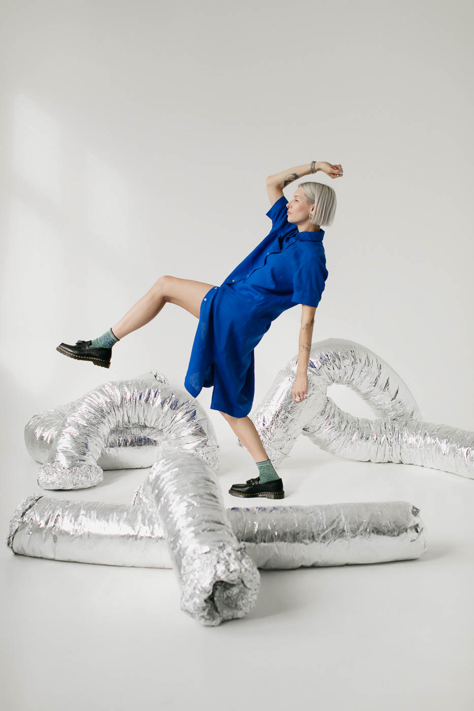 MAUI /cobalt blue linen/