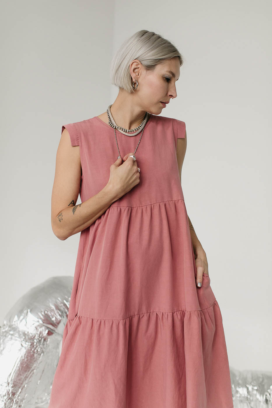 CLOUD /herbal rose lyocell+linen/