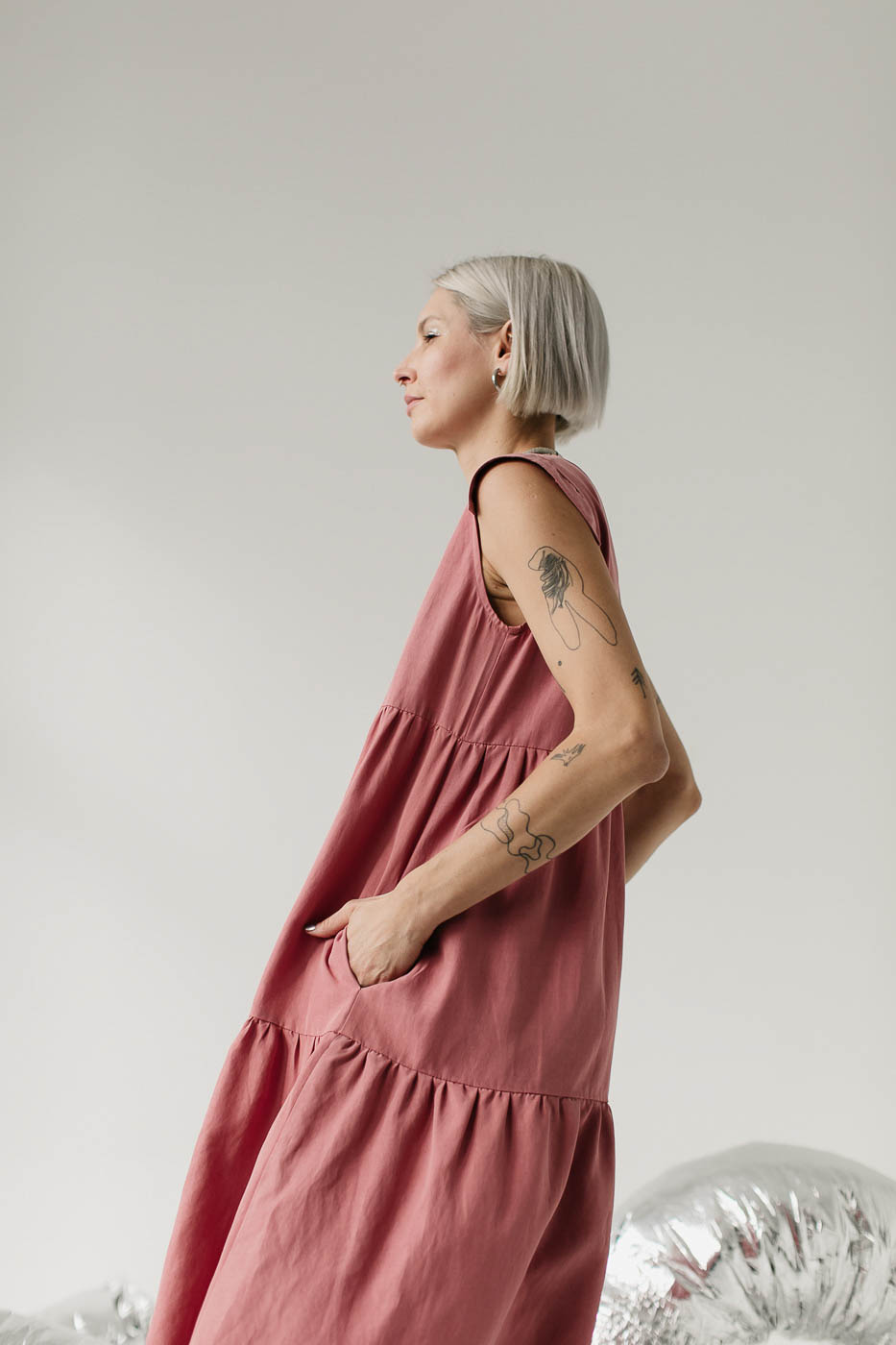 CLOUD /herbal rose lyocell+linen/