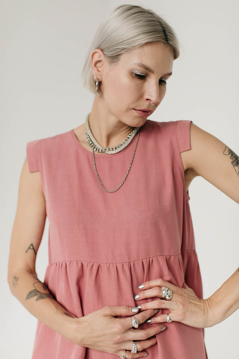 CLOUD /herbal rose lyocell+linen/