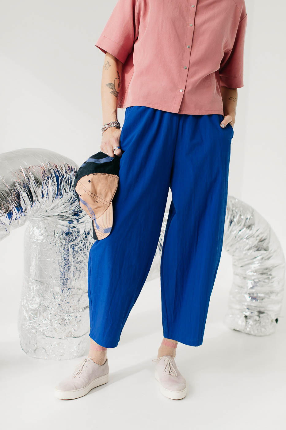 OSAKA /cobalt blue cotton poplin/