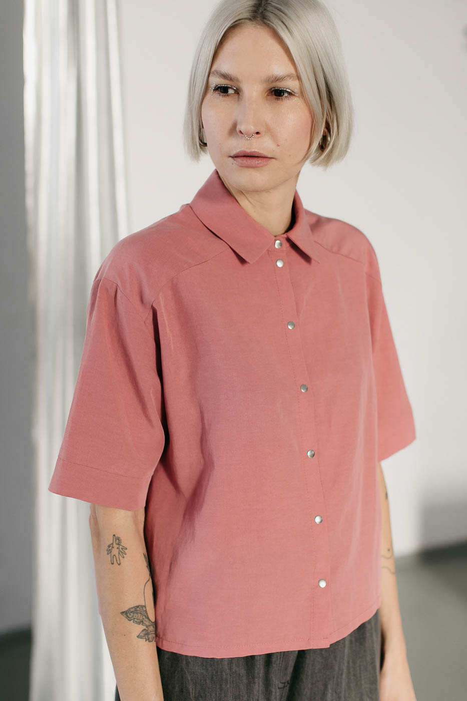 GOYA /herbal rose lyocell+linen/