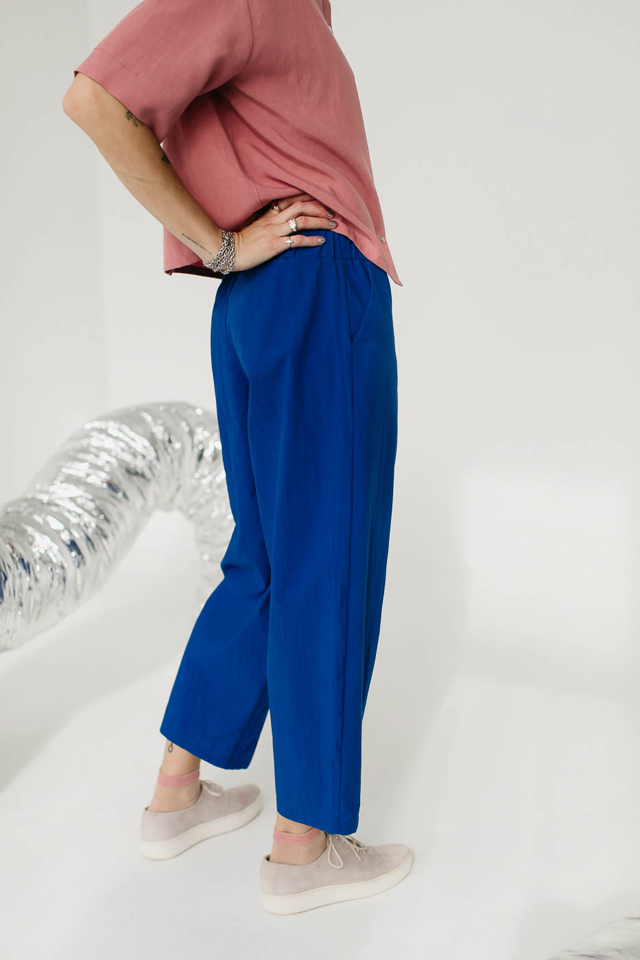 OSAKA /cobalt blue cotton poplin/