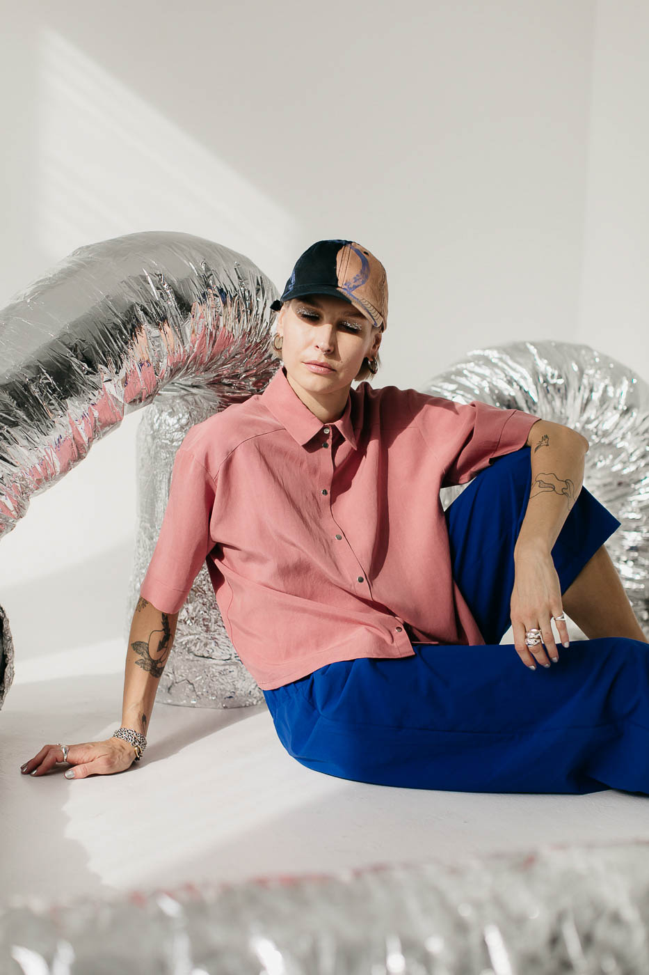 GOYA /herbal rose lyocell+linen/