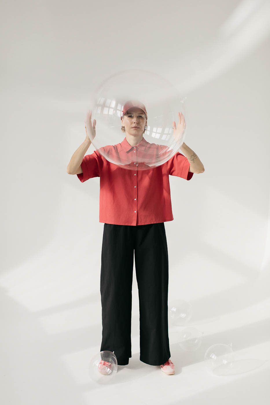 FIKA /black cotton poplin/