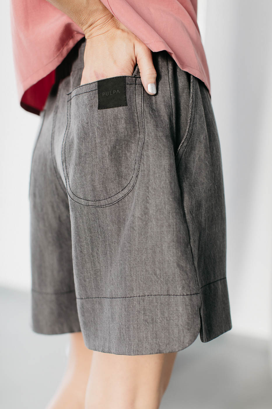 HI ROMA /graphite jeans lyocell/