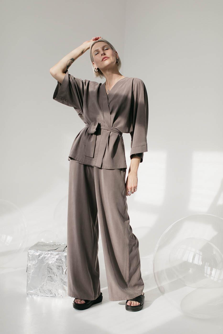 FIKA /earthy graphite rayon/