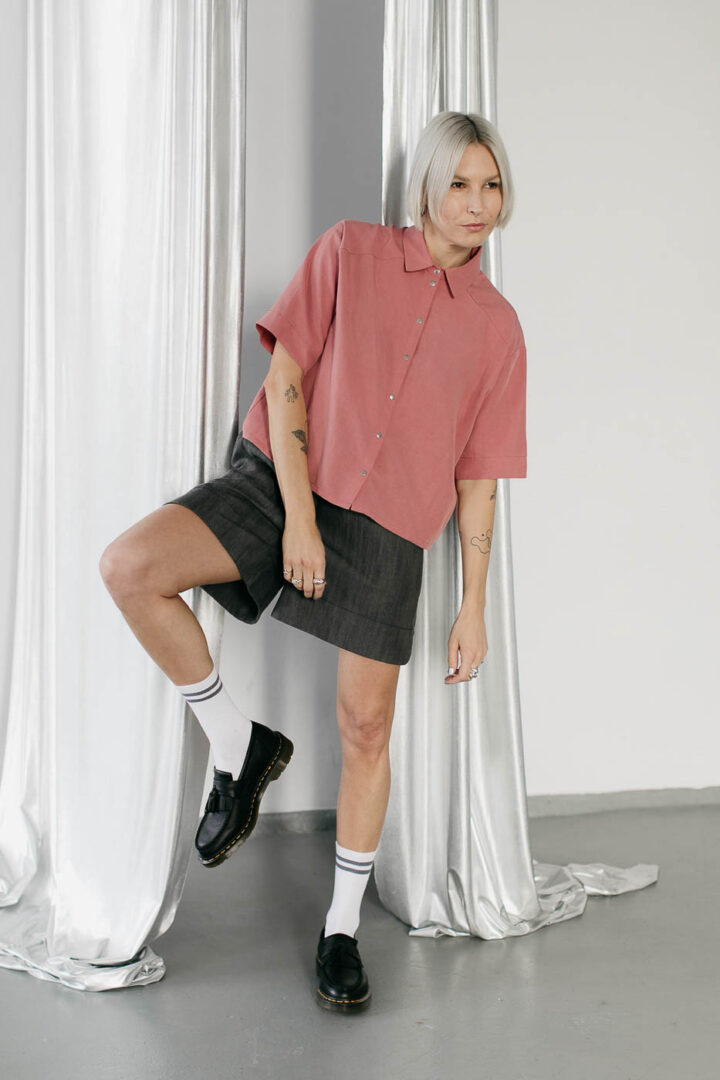 GOYA /herbal rose lyocell+linen/