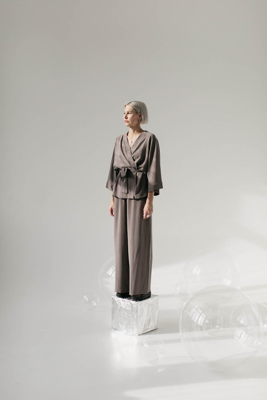 FIKA /earthy graphite rayon/