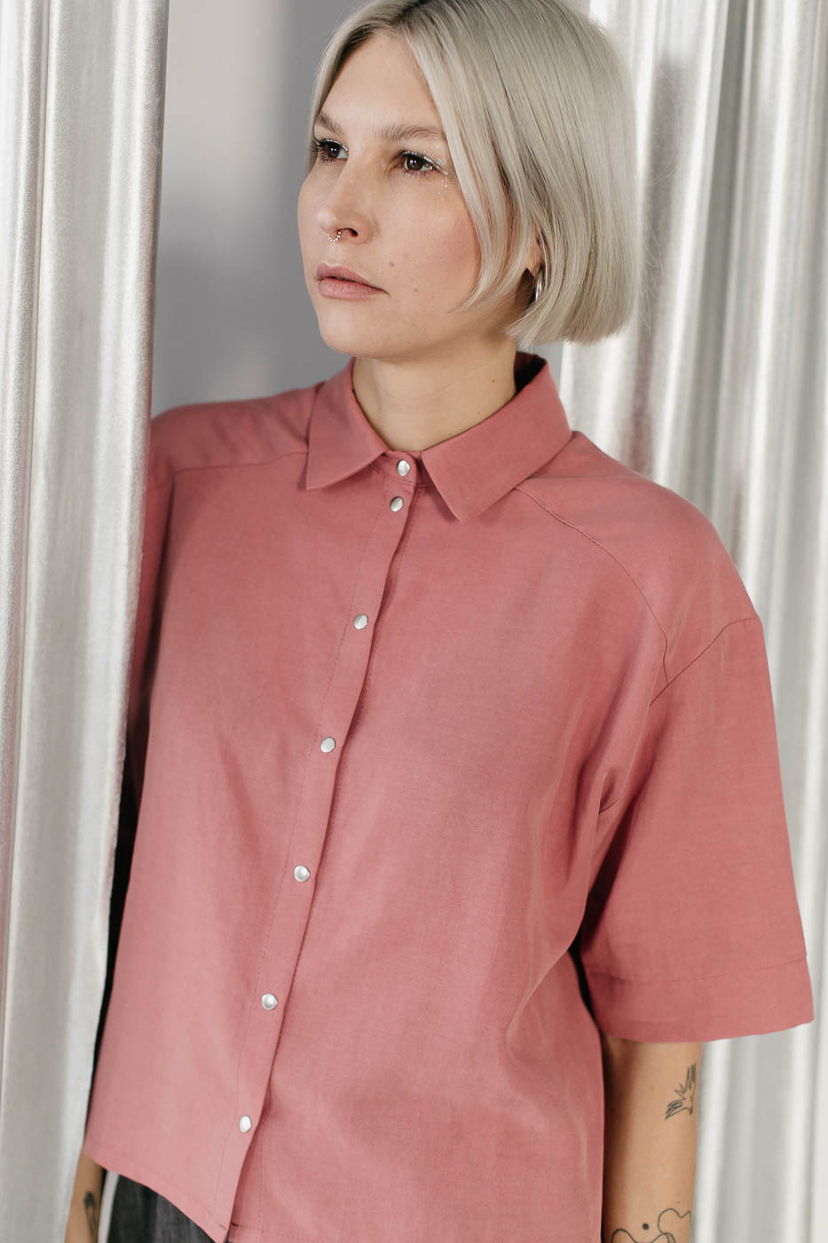 GOYA /herbal rose lyocell+linen/