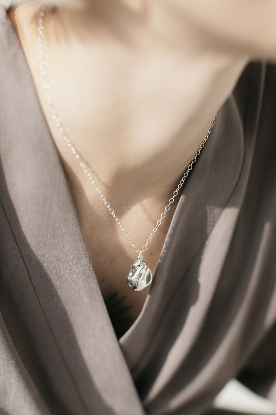 PEARL silver full necklace