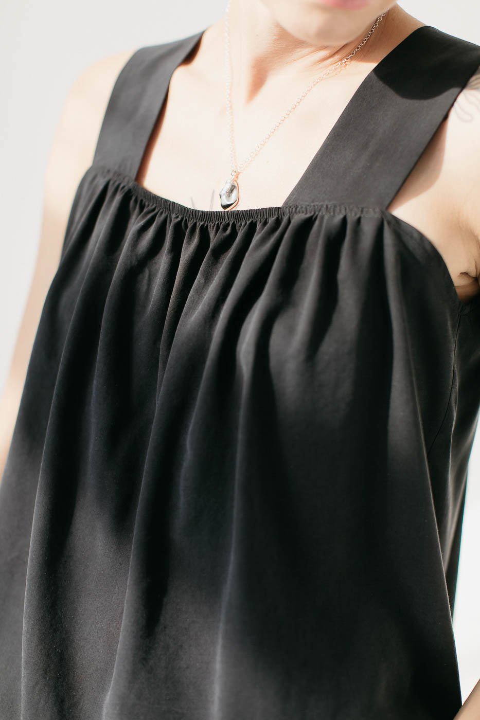 SAMOA /charcoal black rayon/