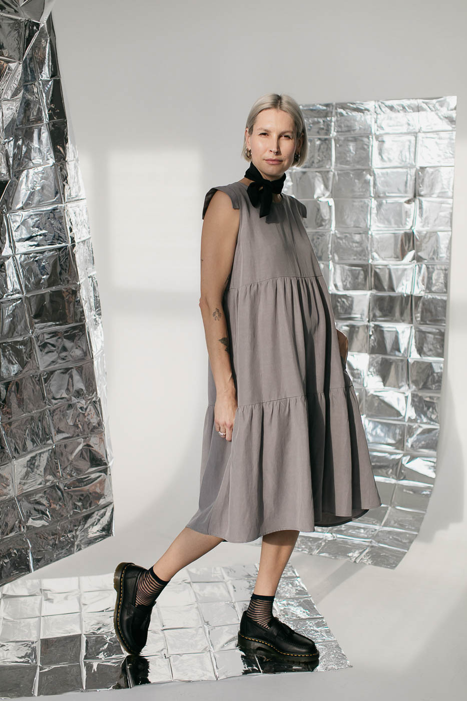 CLOUD /gray lyocell+linen/