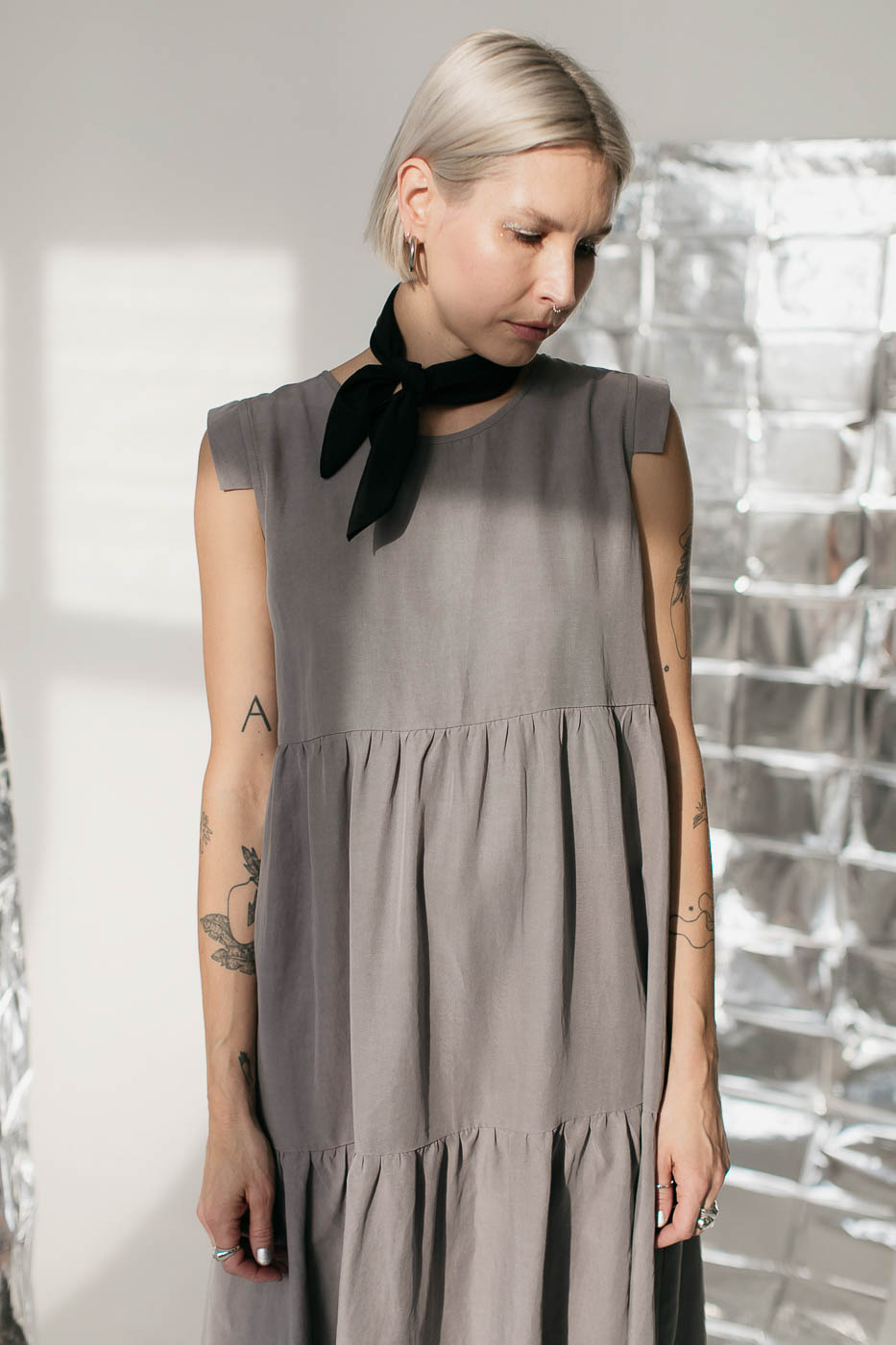 CLOUD /gray lyocell+linen/