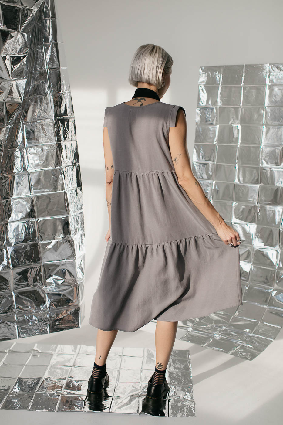 CLOUD /gray lyocell+linen/