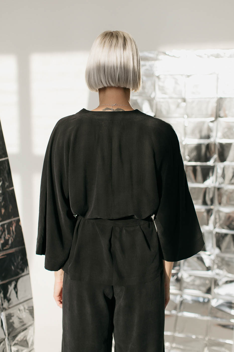 UME /charcoal black rayon/