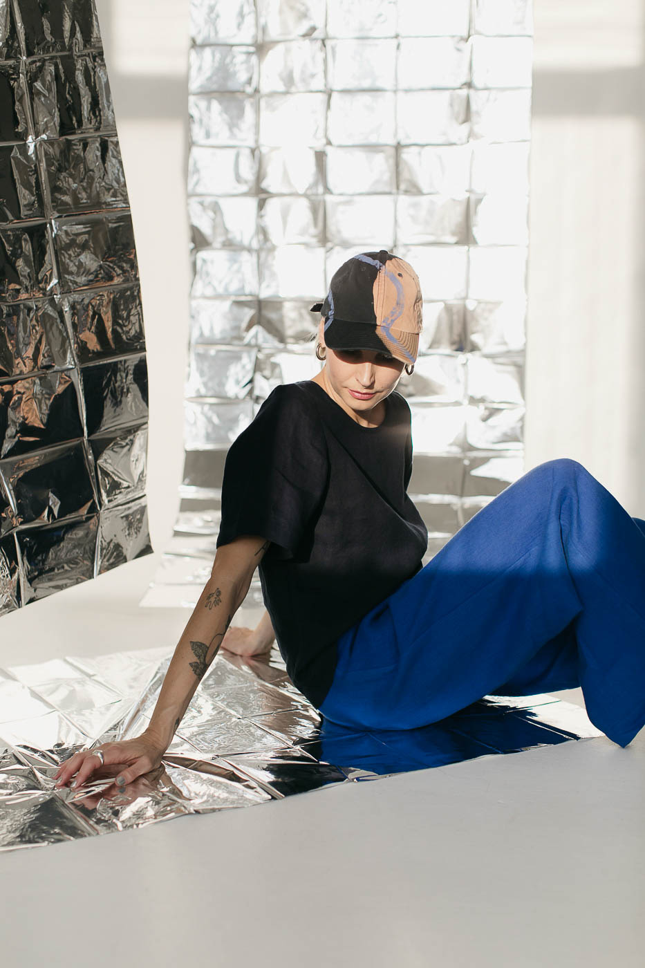 FIKA /cobalt blue linen/