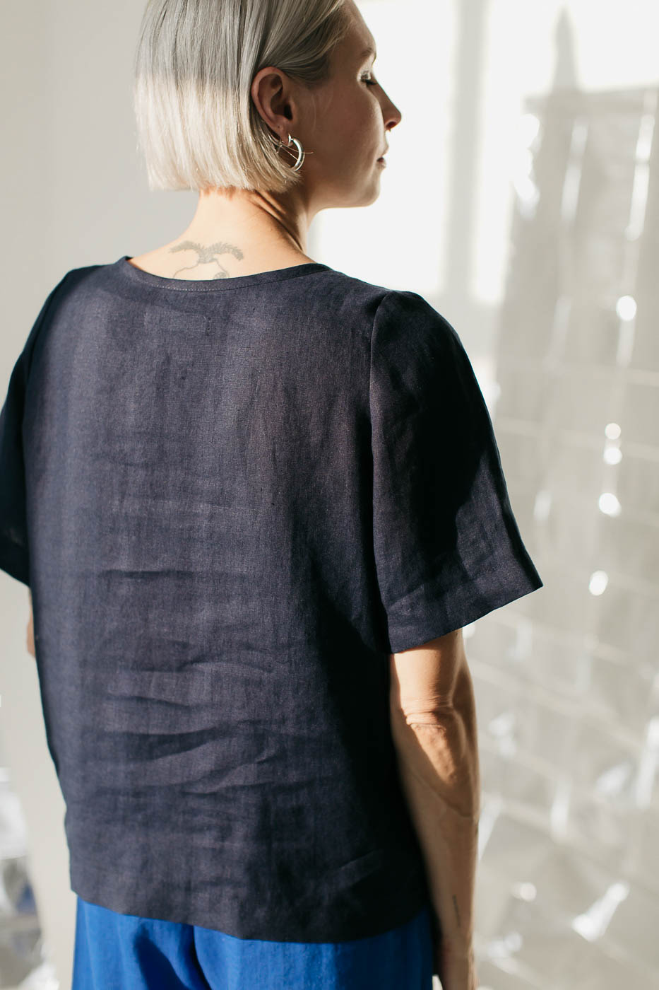 KORI /navy linen/