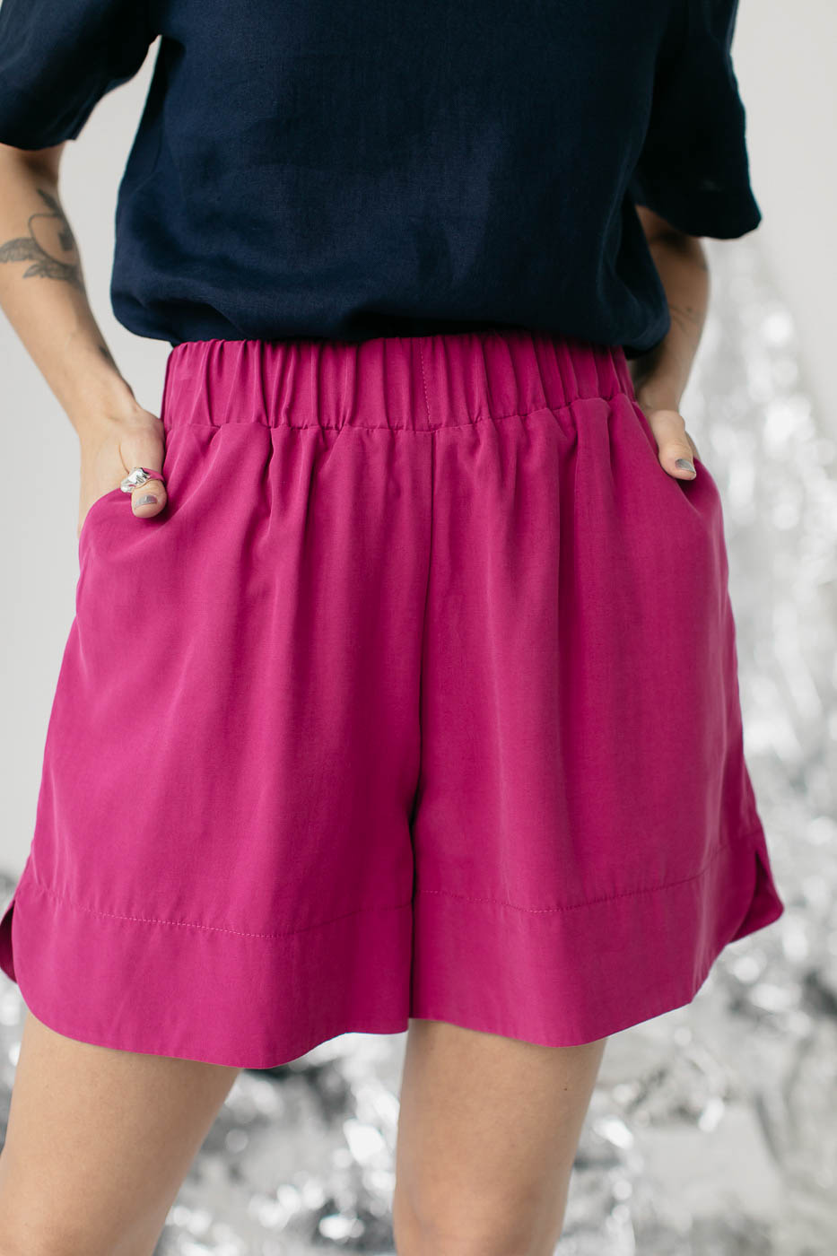 HI ROMA /fuchsia rayon/
