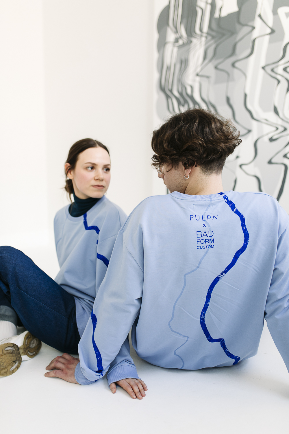 PULPA x BAD FORM CUSTOM /blue cotton/