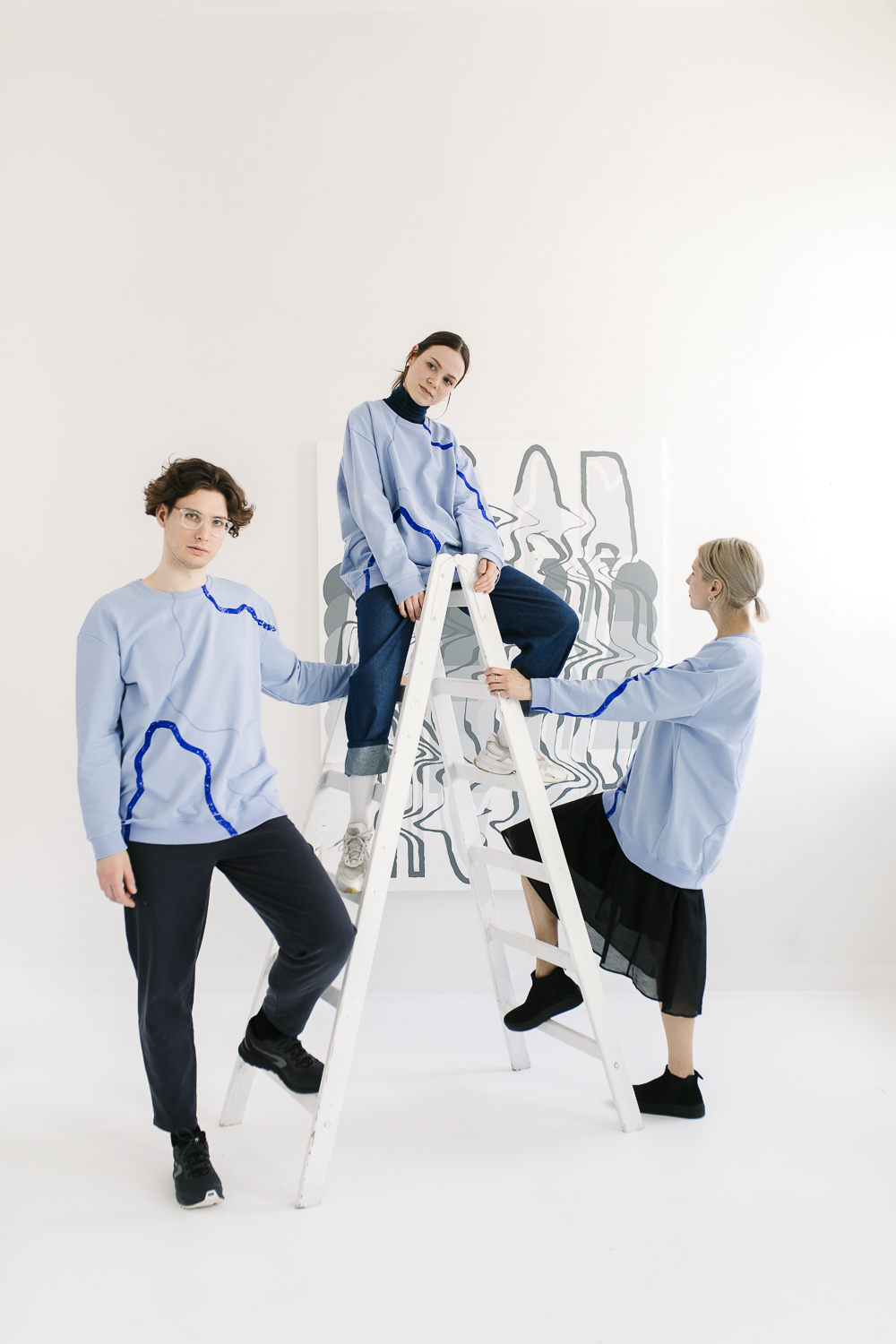 PULPA x BAD FORM CUSTOM /blue cotton/