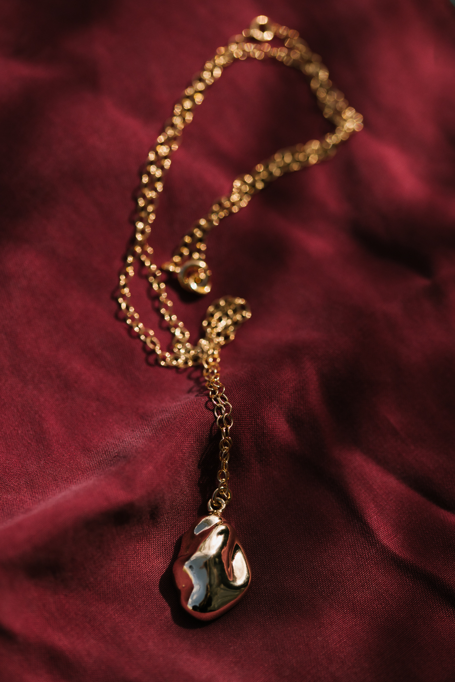 PEARL golden full necklace